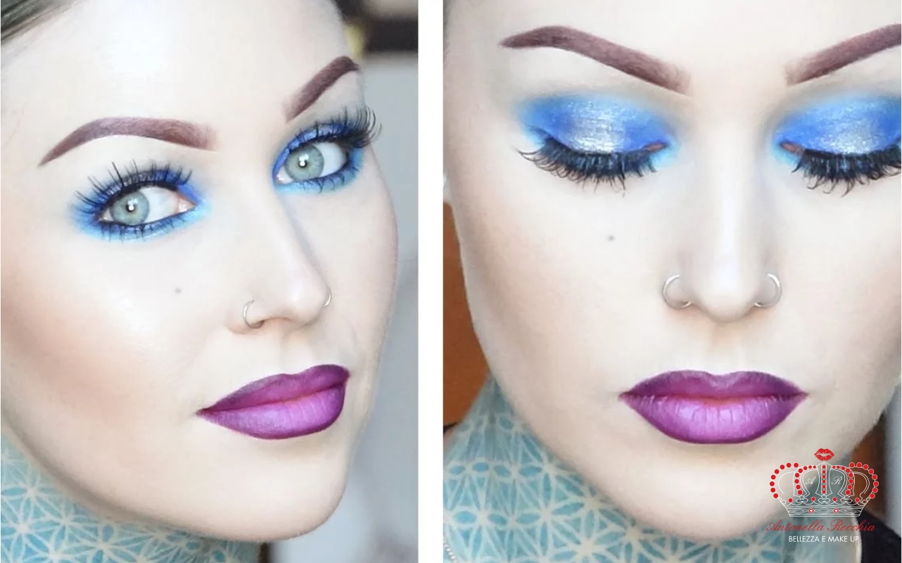 Il trucco occhi glaciali per l’inverno 2022 Ice Blue Make-up