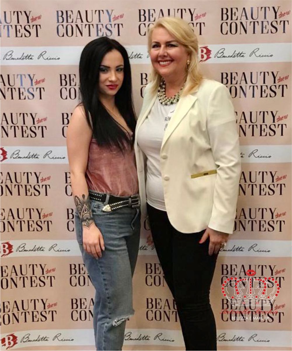 Make-up al Beauty Contest Show con la giuria di 361 Magazine e Jeremias Rodriguez