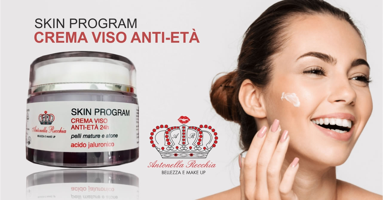 Promozione Antonella Recchia Bellezza e makeup, Crema Viso Anti-Età € 78  (formula potenziata)